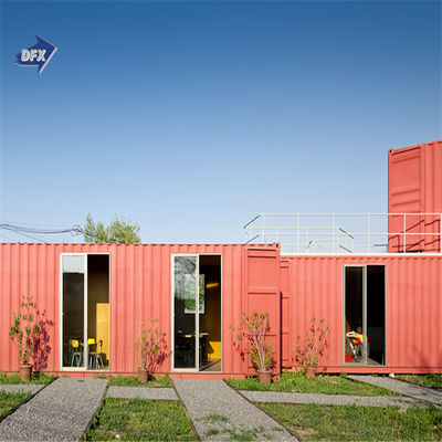 Qualität  Colorful Prefabricated log cabin container office tiny house modular house prefabricated homes usine